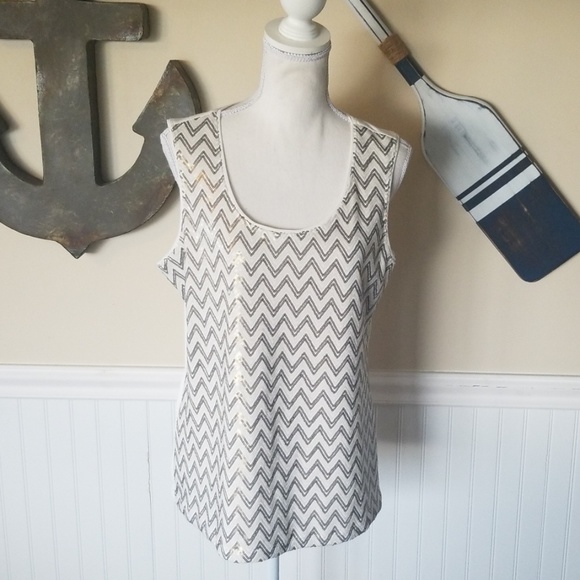 Peck & Peck Tops - NWT sparkle front tank